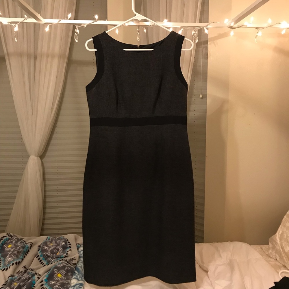 Black Label black and dark grey dress.